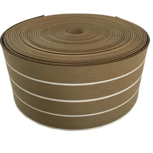 PVC teak look 190 mm voor boten