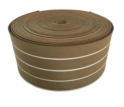 PVC teak look 190 mm voor boten